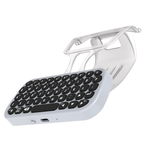 Wireless Keyboard for PS5 Controller, Combing  Keyboard with Controller, Wireless  Chatpad 2