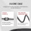 JCID Multimeter Test Leads Ultra-Fine Replaceable Probe Tips Flexible Silicone Cable for Phone PCB Circuit Board Repair Tool A 4