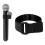 4Pack Mic Sleeve Holder for  Mic  Microphone Strap for Speech, Livestream, Interview Handheld Microphone 2