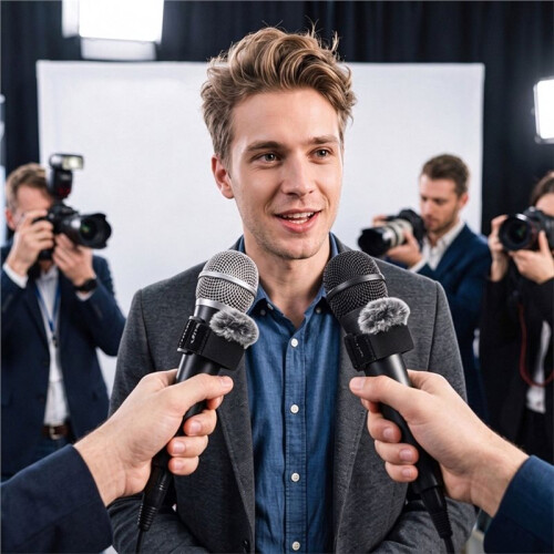 4Pack Mic Sleeve Holder for  Mic  Microphone Strap for Speech, Livestream, Interview Handheld Microphone 2
