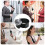 4Pack Mic Sleeve Holder for  Mic  Microphone Strap for Speech, Livestream, Interview Handheld Microphone 4