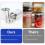 24 PCS Empty Paint Cans with Lids, 1/2 Cup Capacity Touch  Paint Containers, Empty Unlined Tinplate Paint Storage 6