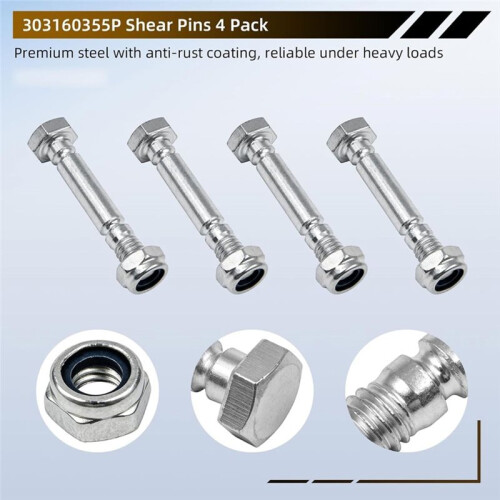303160355P/303160355 Shear Pins for PowerSmart Snow Blower 2