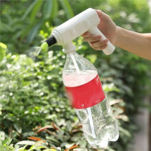 Elektrische Pflanzenspritze mit Auslauf, Batteriebetrieben, Per USB Aufladbar, Handliche Automatische Bewässerungsspritze mit Sprühbalken