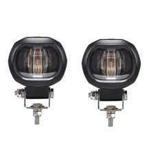 2Pcs Forklift Safety LED Light Red Danger Zone Warning Lamp 12V-80V Safety Light for Forklift
