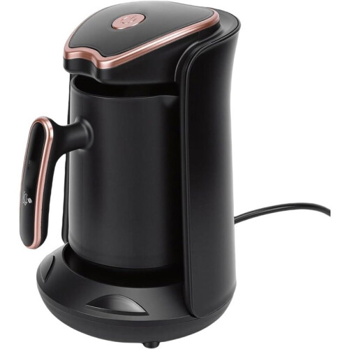 Turkish Coffee Maker, Portable Automatic Coffee Pot, Consistent Hot Brewer with Compact Design, Ideal for Home EU 2