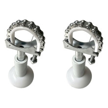 2pcs Adjustable Radiator Floor Stand for Cast-Iron Radiators, 11-17 cm for Cast-Aluminum Radiators, Robust metal Frame