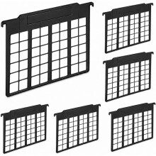 6 Pcs Hanging File Folder Dividers Cabinet Separators, Hanging Dividers Fit Standard File Cabinets,Organizing Fast&Easy