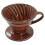 Pour over Coffee Maker & Ceramic Dripper, 1-4 Cup V60Filter Cone, Hand Brewed Cone for Home, Camping Rust Red 1