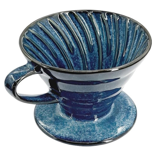Pour over Coffee Maker & Ceramic Dripper, 1-4 Cup V60Filter Cone, Hand Brewed Cone for Home, Camping Starry