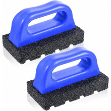 2Pcs Rub Brick with Handle Concrete 20 Grit Masonry Tools,Smoothing Cleaning Removing Marks Tool Surfaces Concrete Tools