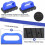 2Pcs Rub Brick with Handle Concrete 20 Grit Masonry Tools,Smoothing Cleaning Removing Marks Tool Surfaces Concrete Tools 4