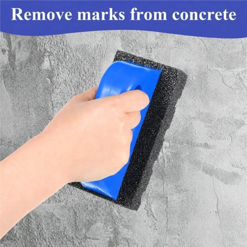 2Pcs Rub Brick with Handle Concrete 20 Grit Masonry Tools,Smoothing Cleaning Removing Marks Tool Surfaces Concrete Tools 2