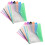 12Pcs A4 High-Capacity Loose-Leaf File Bags with Expandable Button Folder Pockets 1