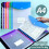 12Pcs A4 High-Capacity Loose-Leaf File Bags with Expandable Button Folder Pockets 2