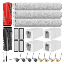 22-Teiliges Zubehörset für Den für  Qrevo Curv 2 Flow Saugroboter, Curv 2 Flow Ersatzteilset