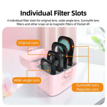 Filter Storage Protective Case for Osmo Pocket 4 Pro Portable Filter Storage Box Anti Drop Filter Storage Case C