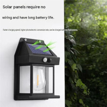 Outdoor Solar Wall Lamp - Waterproof Motion Sensor LED Safety Night Light for Your Home