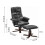 Upholstered Swivel Recliner Chair with Ottoman 3