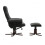 Upholstered Swivel Recliner Chair with Ottoman 2