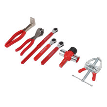 Batterie-Service-Kit 7-teilig aus Stahl