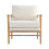 Teddy Bear Fur Wooden Armchair 3