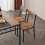 4Piece Kitchen Dining Table w/ 2 Chairs & a Bench for Home Kitchen Bar Pub Apartment 3