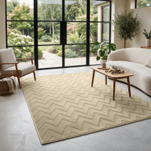 (120x170cm, Mink Waves) Carved Area Rugs-Soft Cut Pile Living Rooms Carpets