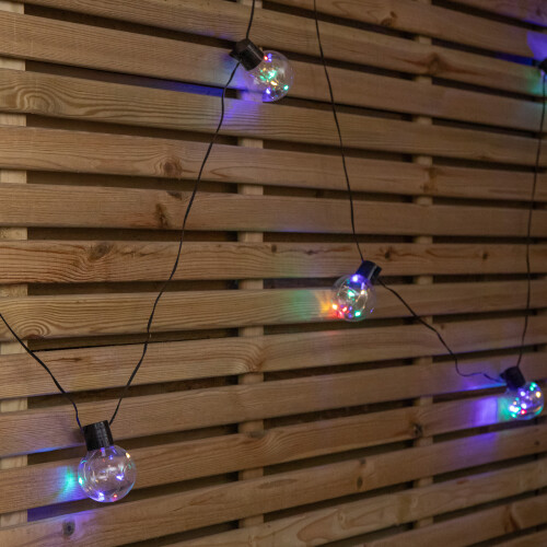 Premier 9.5m 100 LED Christmas Ball String Lights in Multi-Coloured