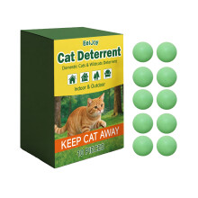 (Cat repellent pills*10, net bag*1) EELJOY Cat Repellent Pills Daily indoor and outdoor cat repellent pills to prevent animal bites and scratches