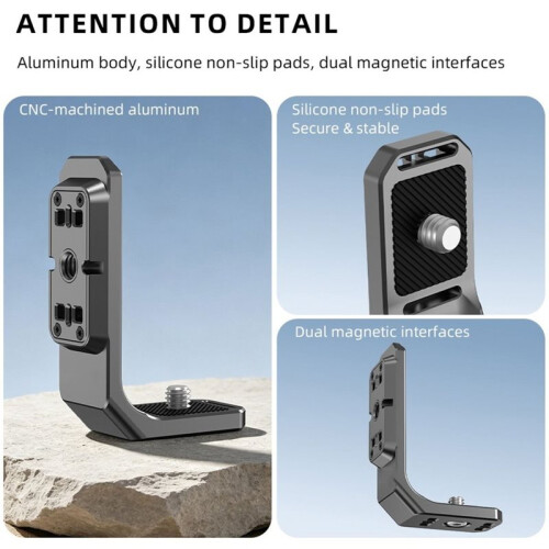 L-Bracket for  X6 Camera Horizontal Vertical Mount Adapter Metal Base 1/4 Screw Hole Action Camera Expansion Acc 1