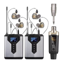 DT2 Draadloos in-Ear Monitorsysteem: Draagbare en Oplaadbare Zender en Ontvanger voor Podiumoptredens DT2