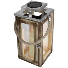 Solarlaterne - LUMISKY - OAKY - Kerzenflamme-Effekt - warmweißes LED