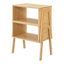 Conjunto de duas Mesas de Canto em bambu 42 x 43,5 x 29 cm natural 03_0007100