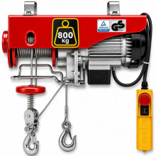 AREBOS Electric Hoist | 1300W | 400/800kg | 12m