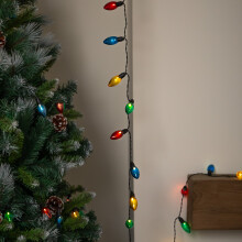 12m 120 LED Multi-Action Christmas String Lights in Multi-Coloured