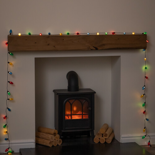 Samuel Alexander 12m 120 LED Multi-Action Christmas String Lights in Multi-Coloured 1
