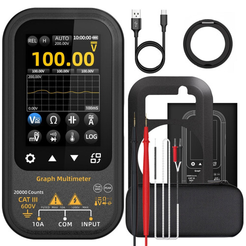 BSIDE S700 Digital Graph Multimeter with Holder Voltage Waveform Recording Temperature Testing Current