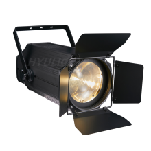 LED Zoom Par - 200W COB 2in1 lämmin ja kylmä valkoinen, 5-50 asteen säteittäisyys, himmennettävä lavavalo