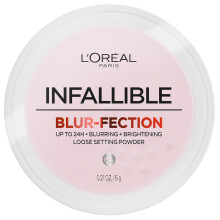 L'Oreal Paris Infallible Blur-fection Setting Powder, 10 Light Pink
