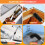 Gutter Cleaning Tools, 4M Length Adjustable Gutter Cleaning Pole 3
