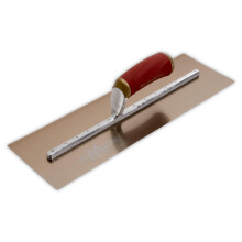 MARSHALLTOWN PermaShape Plastering Trowel, 356 x 127 mm, Golden Stainless