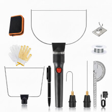 ROOKNEX 4 in 1 Hot Wire Foam Cutter Tool (11 Pcs), 18W Electric Polystyrene and Styrofoam Cutter for Foam Board Cutting & Carving, Hole Digging, Detai
