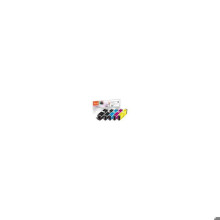 Cartuccia d'inchiostro - PEACH - PI100-356 - Confezione da 5 (Nero, Ciano, Magenta, Giallo) - Compatibile con Canon PGI-580/CLI-581 - Inchiostri Svizz