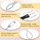 Drawstring Threader Tool, Bodkin Sewing Tool for Elastic Hoodies Pants Tool for Elastic Rope Sweatpants Drawstring 6