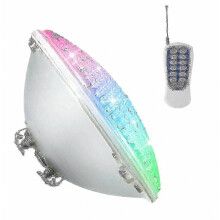 18W RGB LED-zwembadverlichting, Par56 onderwaterspot met afstandsbediening, 12V AC/DC IP68 waterdichte zwembadverlichting