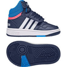Adidas Hoops Mid 3.0 Infant Trainers Blue EU 25