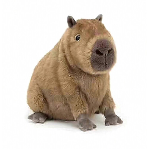 Peluche a forma di capibara per bambini, 40 cm, 2025