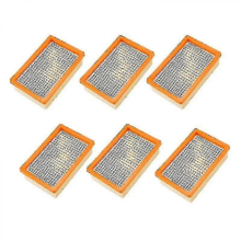 Pachet de 6 filtre compatibile cu aspiratorul Karcher MV4 MV5 MV6 WD4 WD5 WD6, compatibile cu piesele Liver Filter-H H