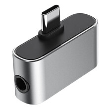 Dual-Core Type-C Decoderende Hoofdtelefoonversterker met 4,4+3,5 mm Dual-Port HiFi-Audiokwaliteit Audioadapter voor Mobiele Telefoons